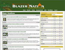 Tablet Screenshot of blazernation.com